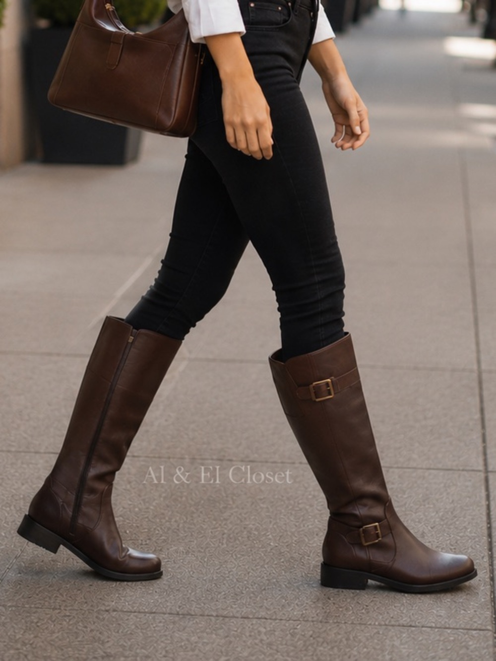 Baretraps Carmen Vegan Knee-High Riding Boots Brown Size 6.5 New With Box